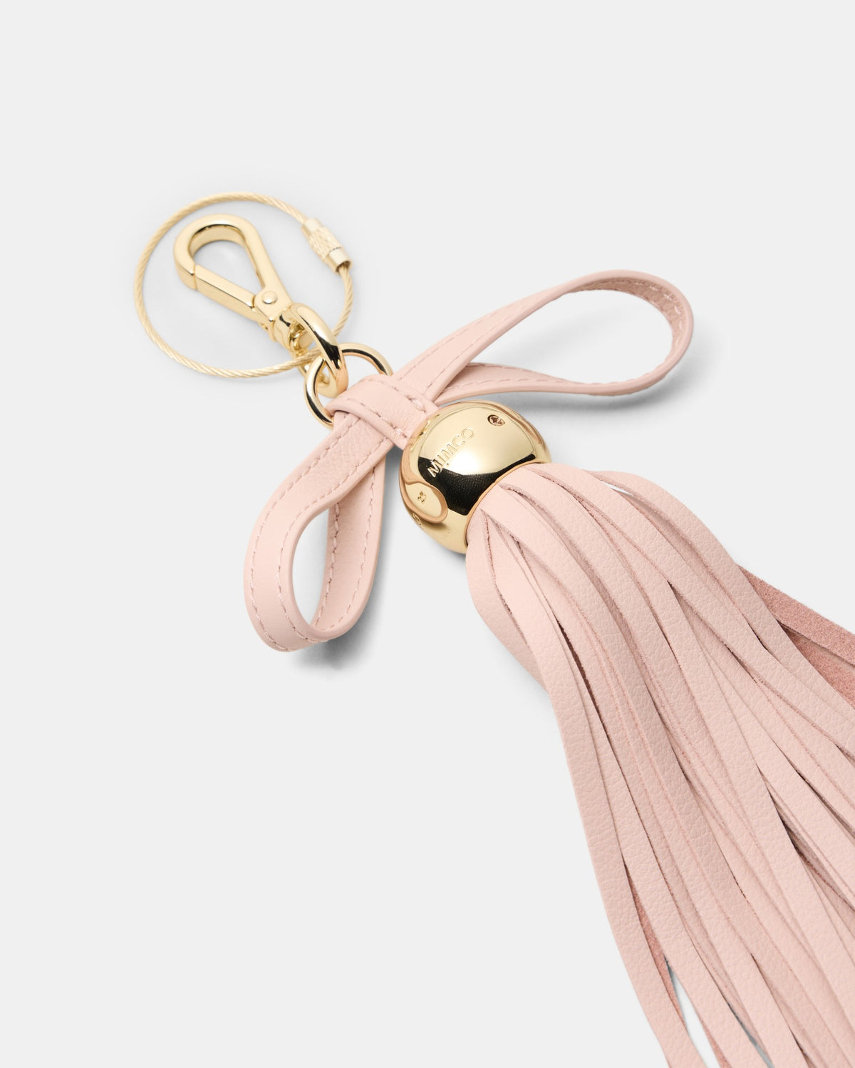 Luxe Tassel Bag Charm - Petal