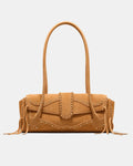 Sable Studded Shoulder Bag - Tan