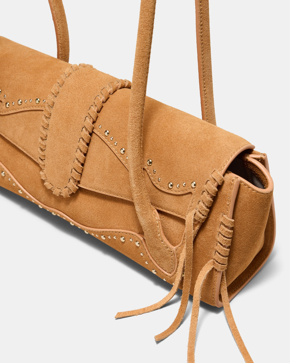 Sable Studded Shoulder Bag - Tan