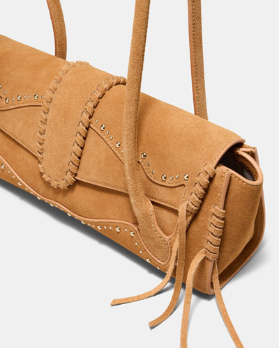 Sable Studded Shoulder Bag - Tan