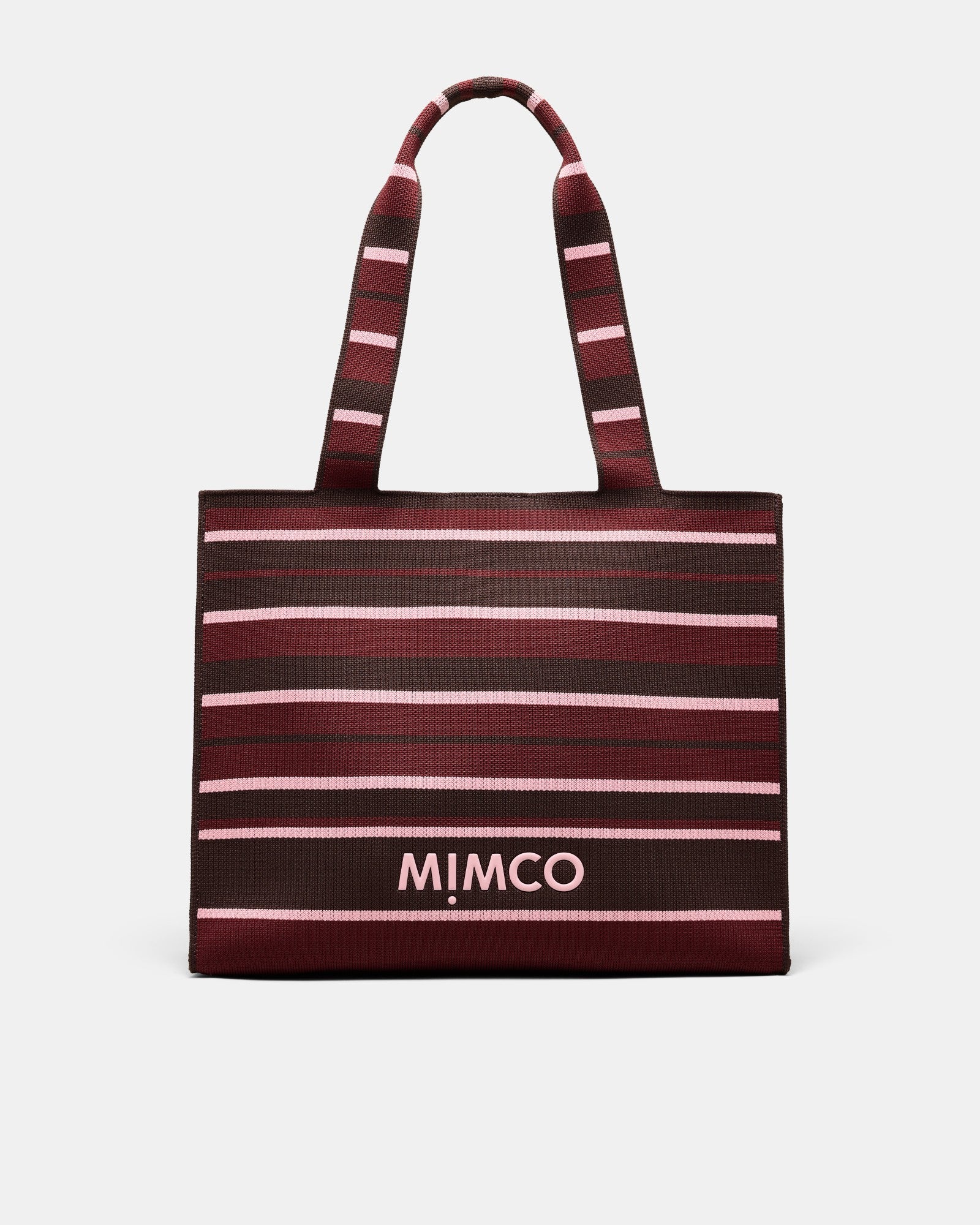 Blondie Boxy Tote Bag - Chocolate Stripe