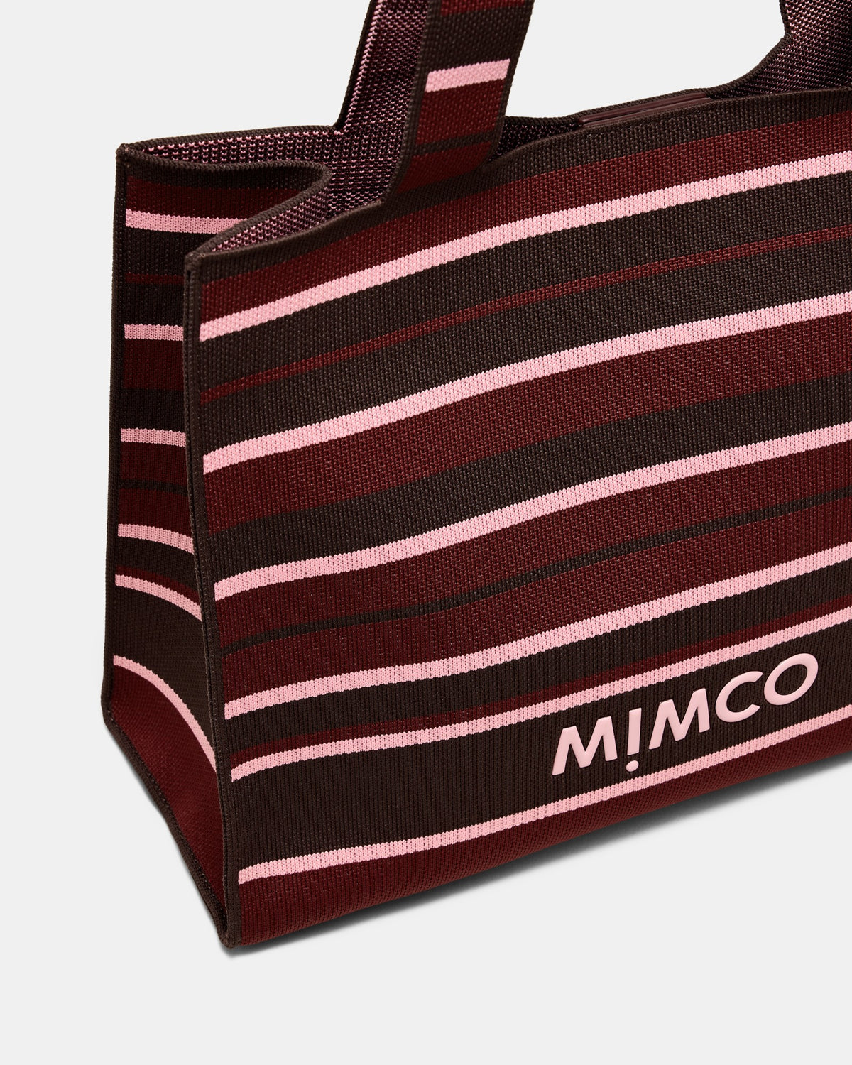 Blondie Boxy Tote Bag - Chocolate Stripe