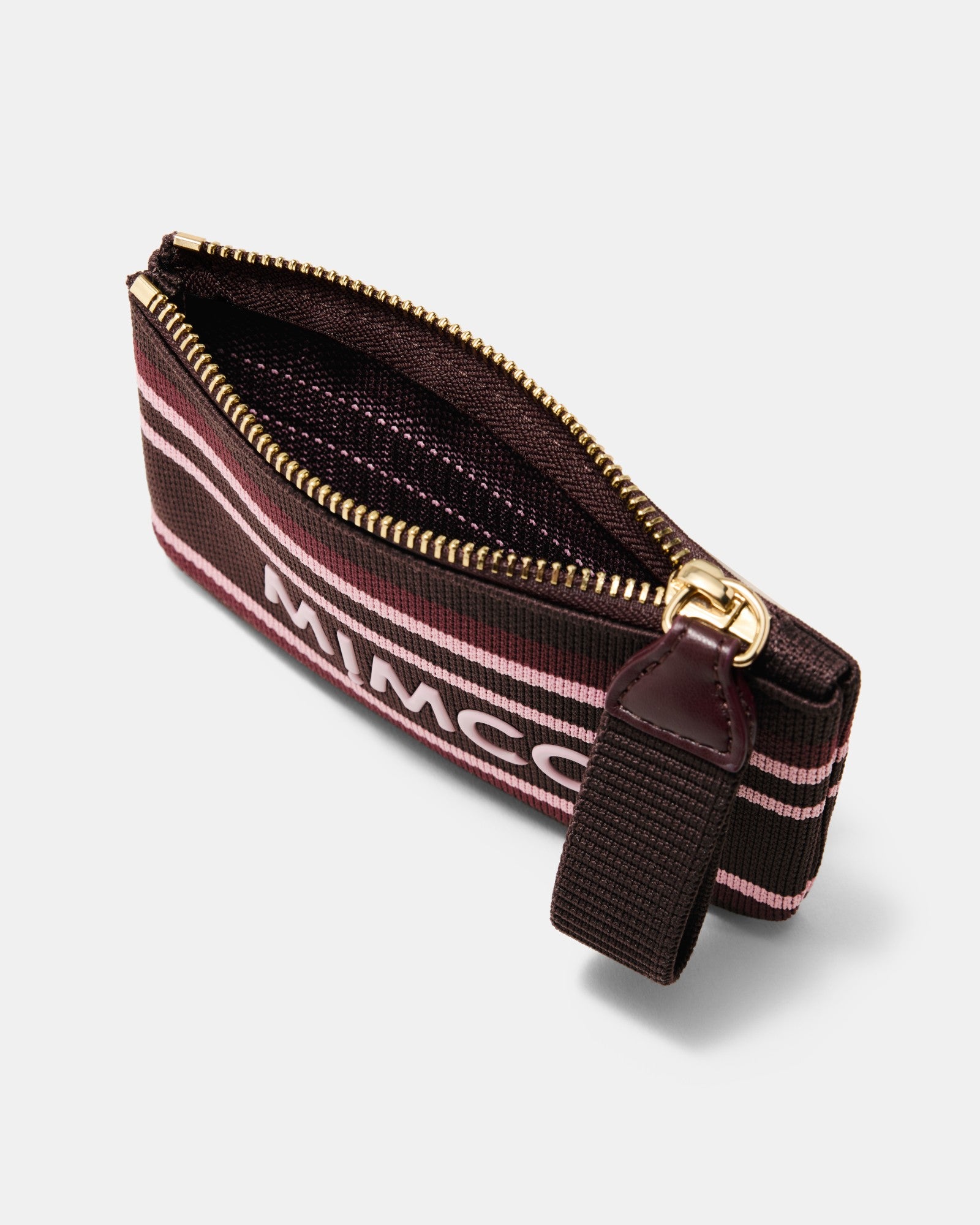 Blondie Coin Purse - Chocolate Stripe