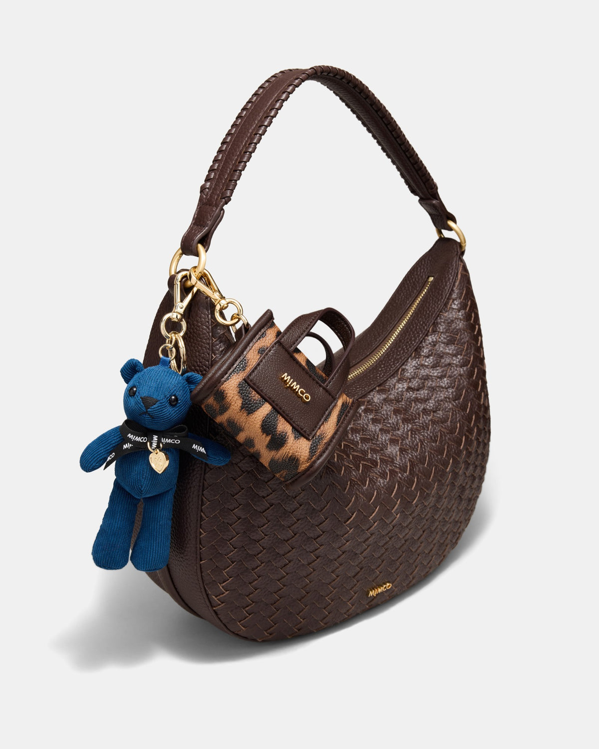 Patch Mini Bag Charm - Leopard