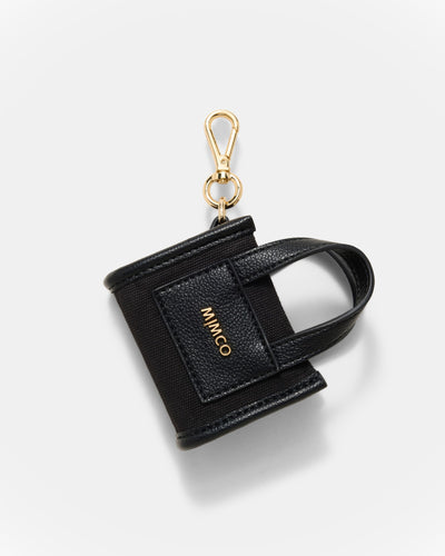 Patch Mini Bag Charm - Black