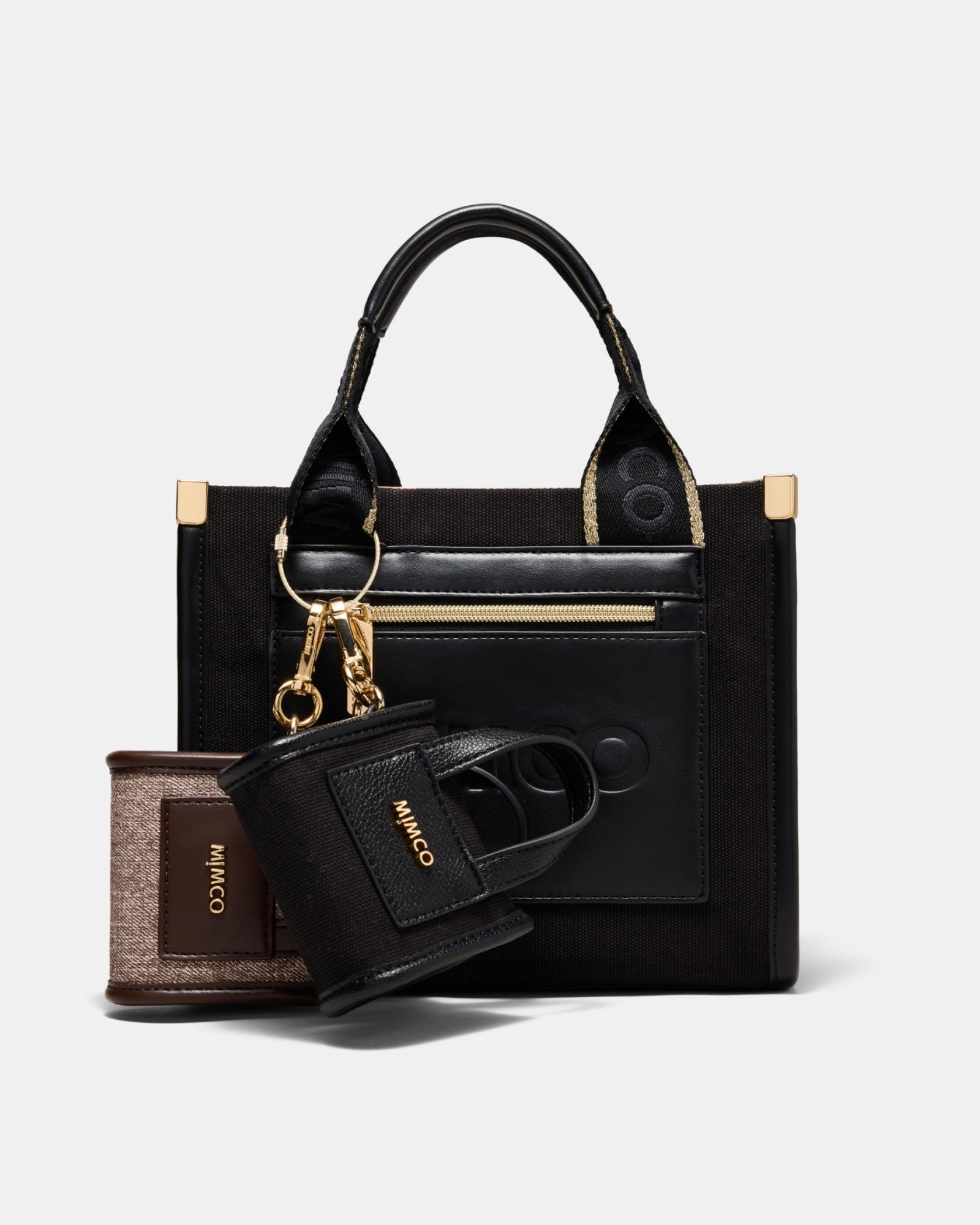 Patch Mini Bag Charm - Black