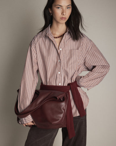 Brittany Tote Bag - Merlot