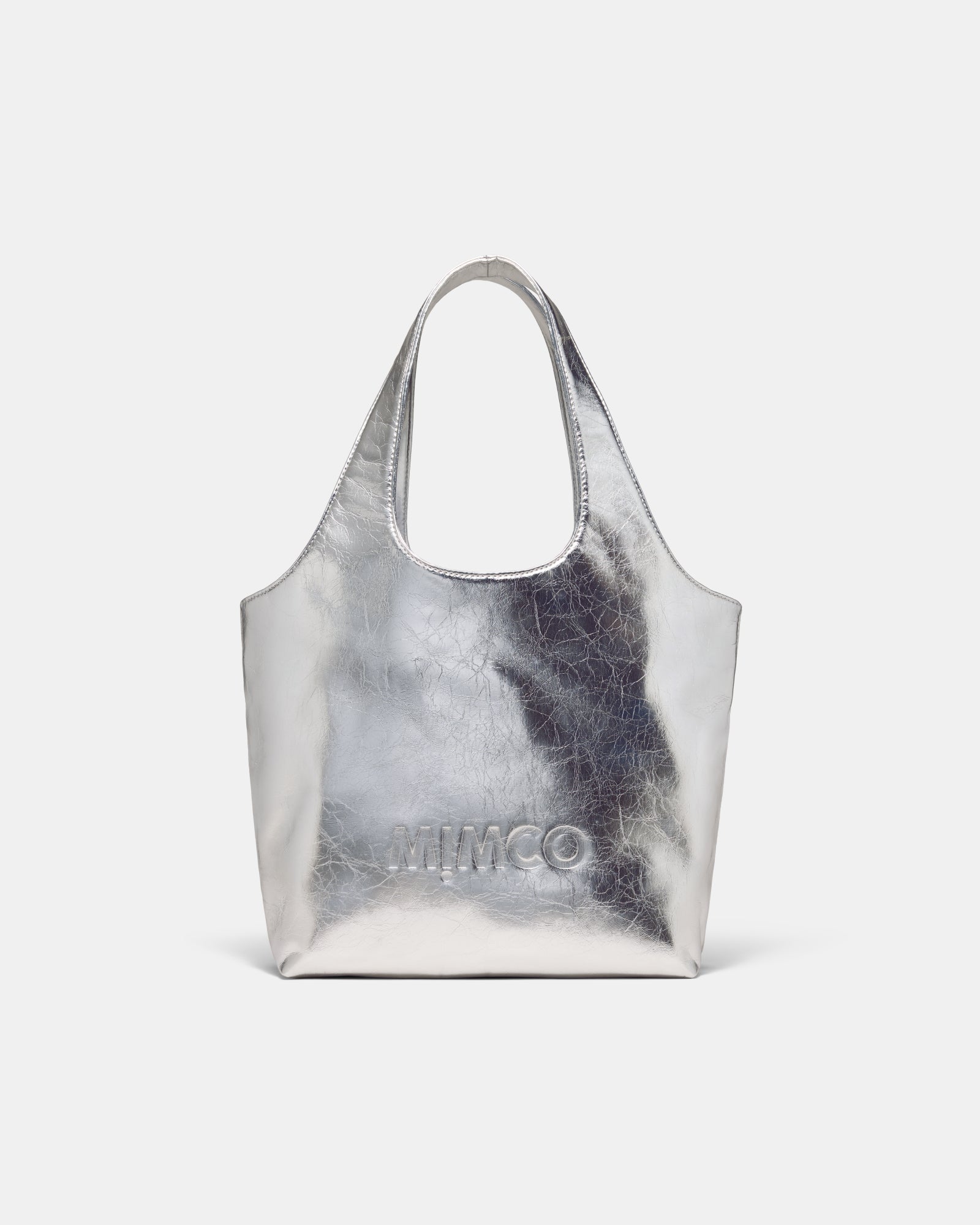 Brittany Mini Tote Bag - Silver