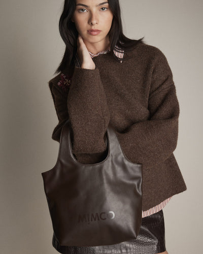 Brittany Mini Tote Bag - Espresso