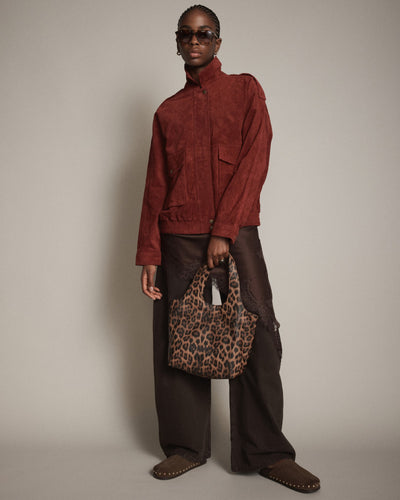 Brittany Mini Tote Bag - Leopard