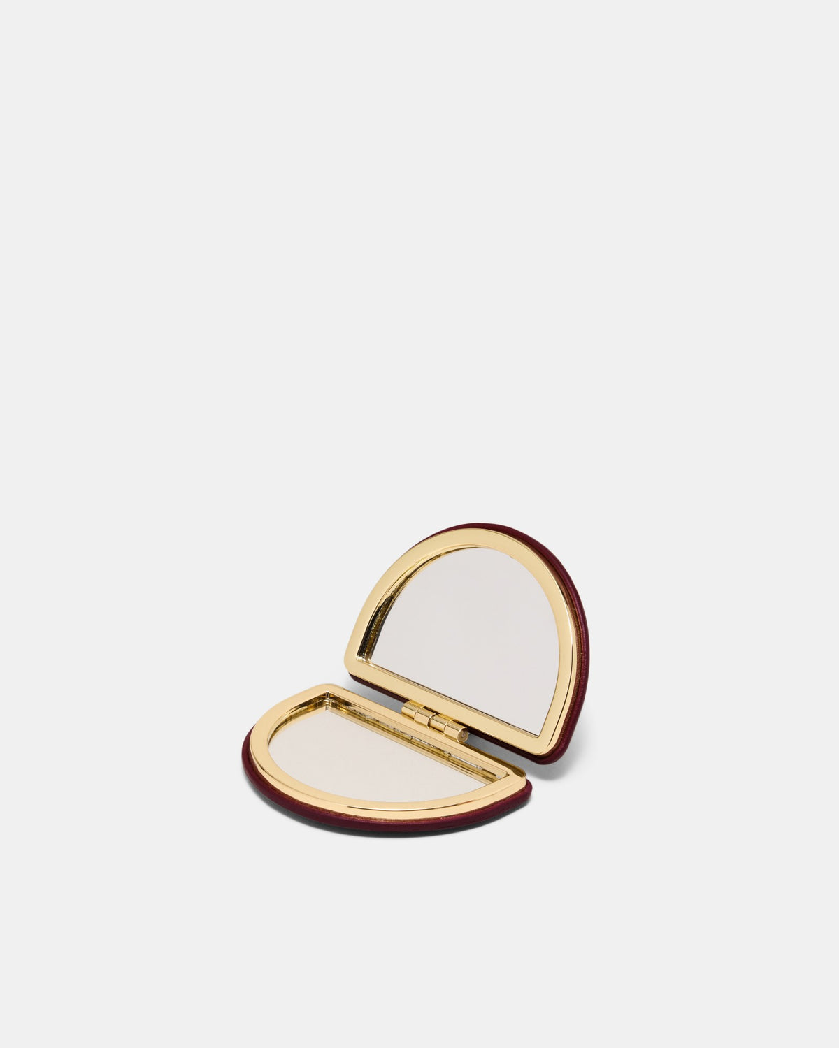 Lune Compact Mirror - Merlot