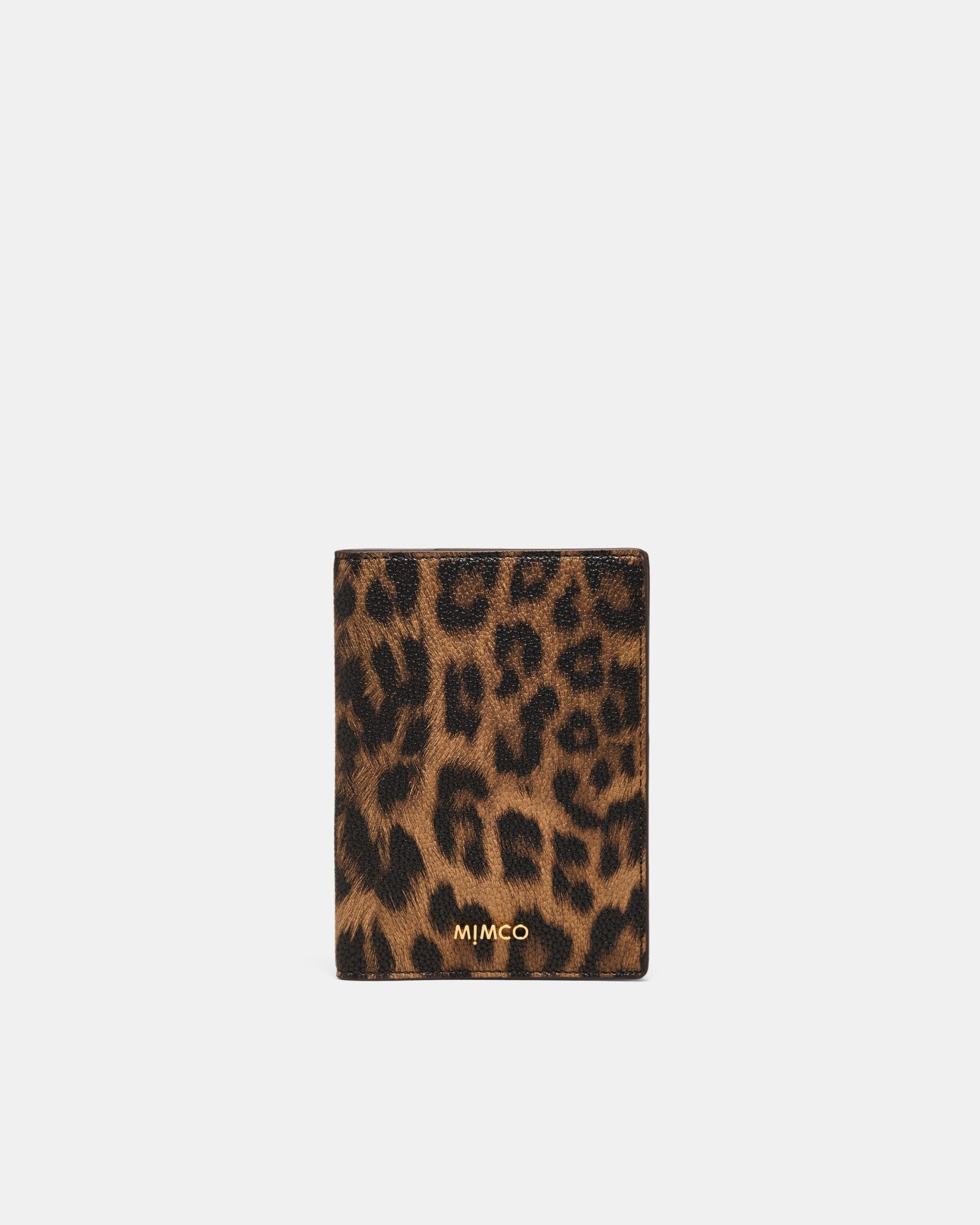 Violet Passport Holder - Leopard