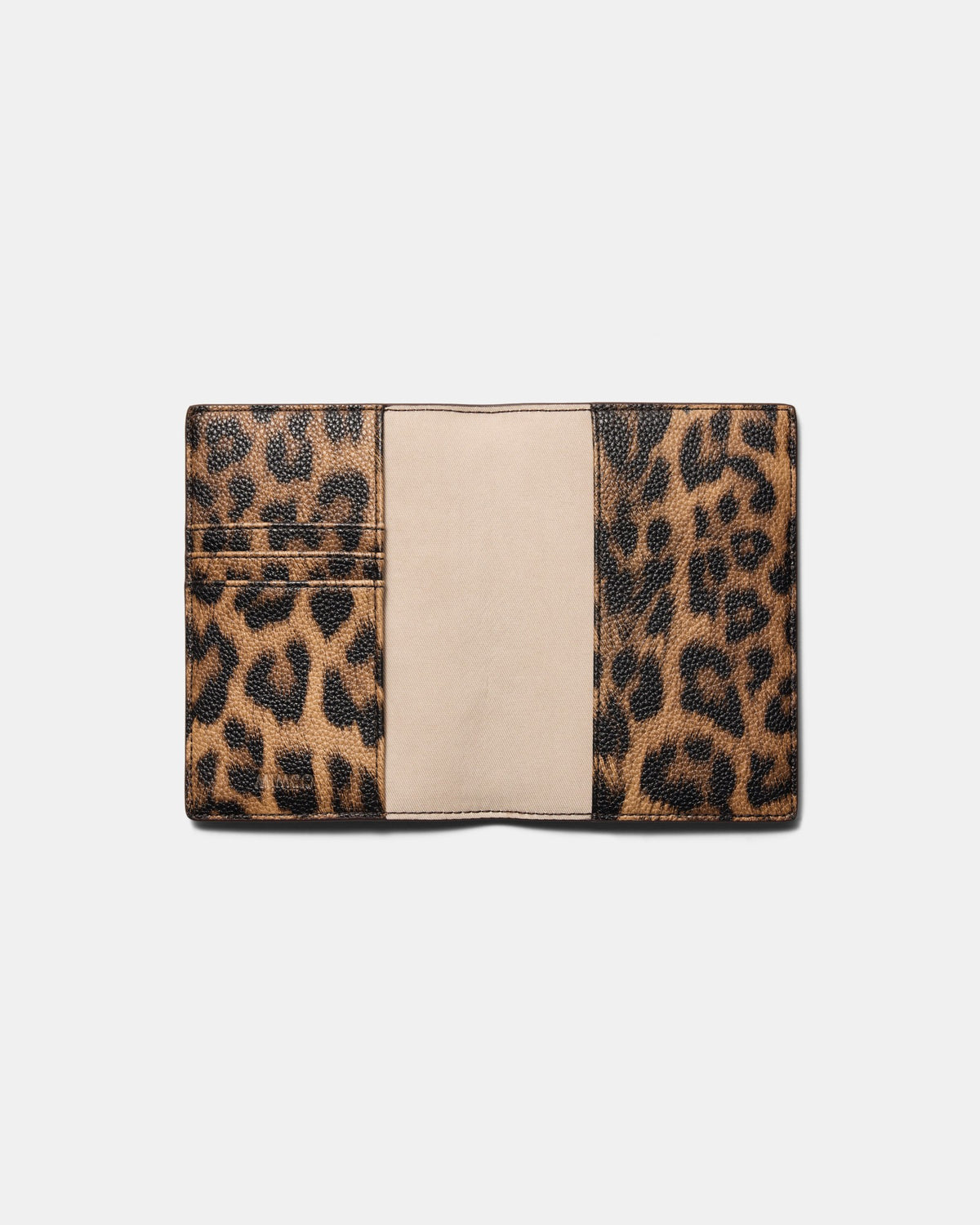 Violet Passport Holder - Leopard