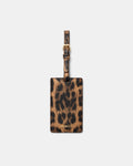 Violet Luggage Tag - Leopard