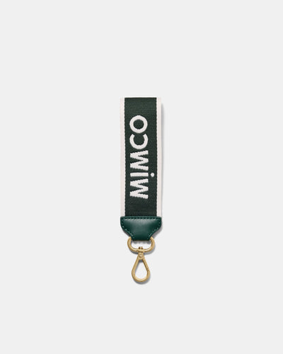 Stripe Webbing Wrist Strap - Thyme