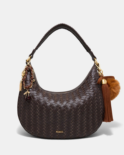 Luxe Tassel Bag Charm - TOFFEE