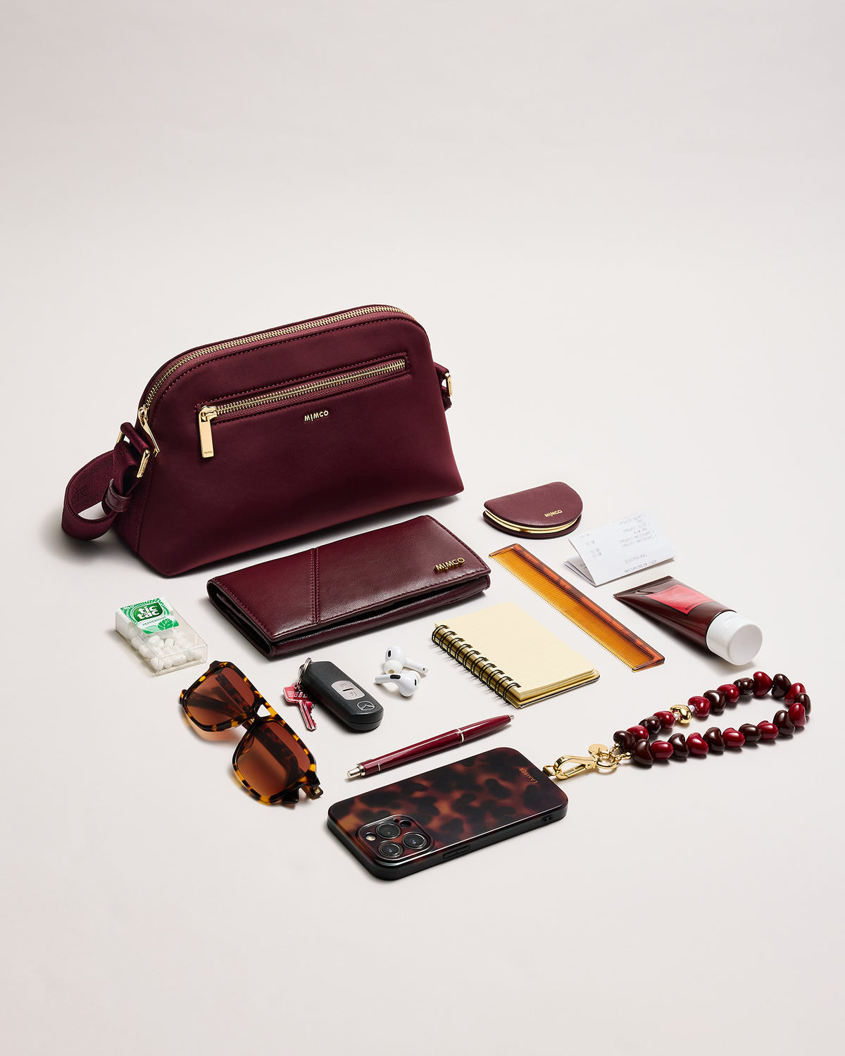 Squad Crossbody Bag - Merlot