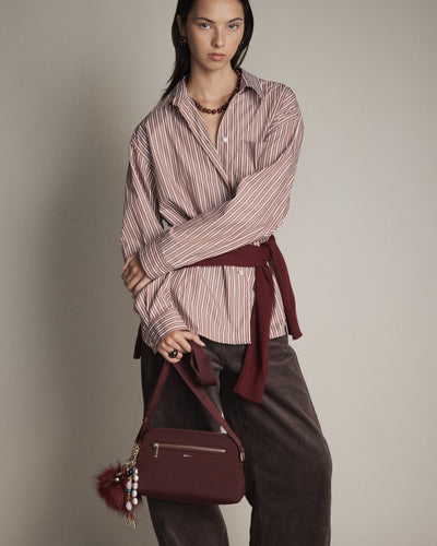 Squad Crossbody Bag - Merlot