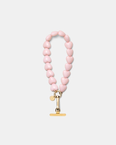 Heart Phone Wrist Strap - Petal