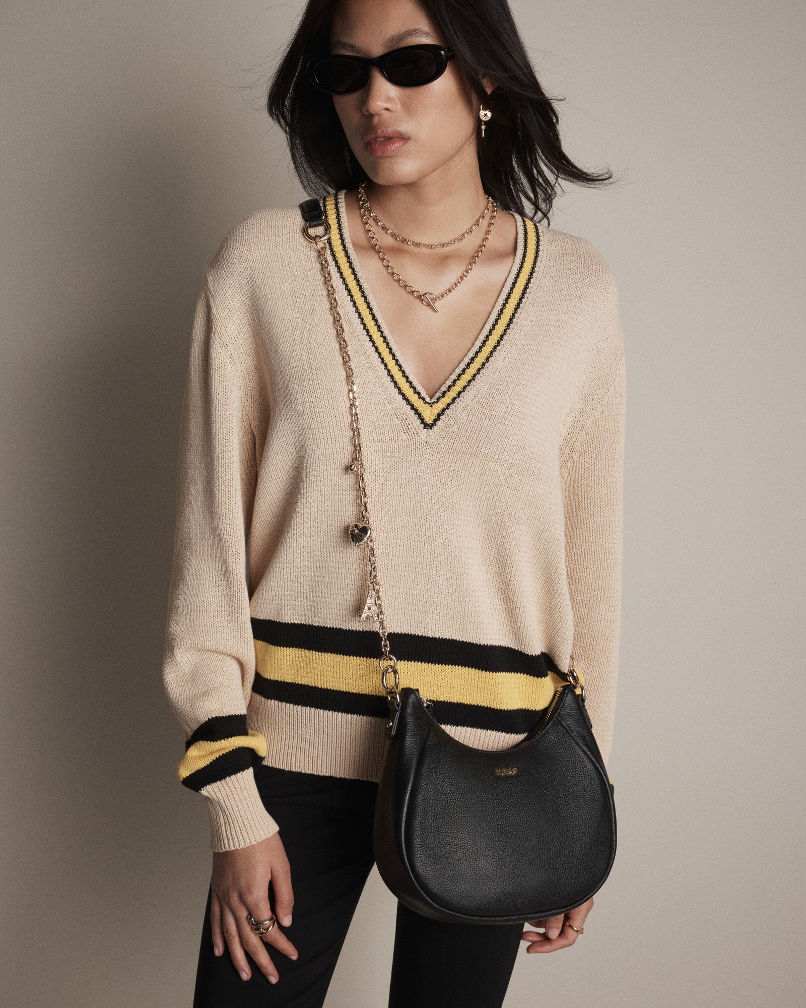 Love Paris Bag Strap - Black