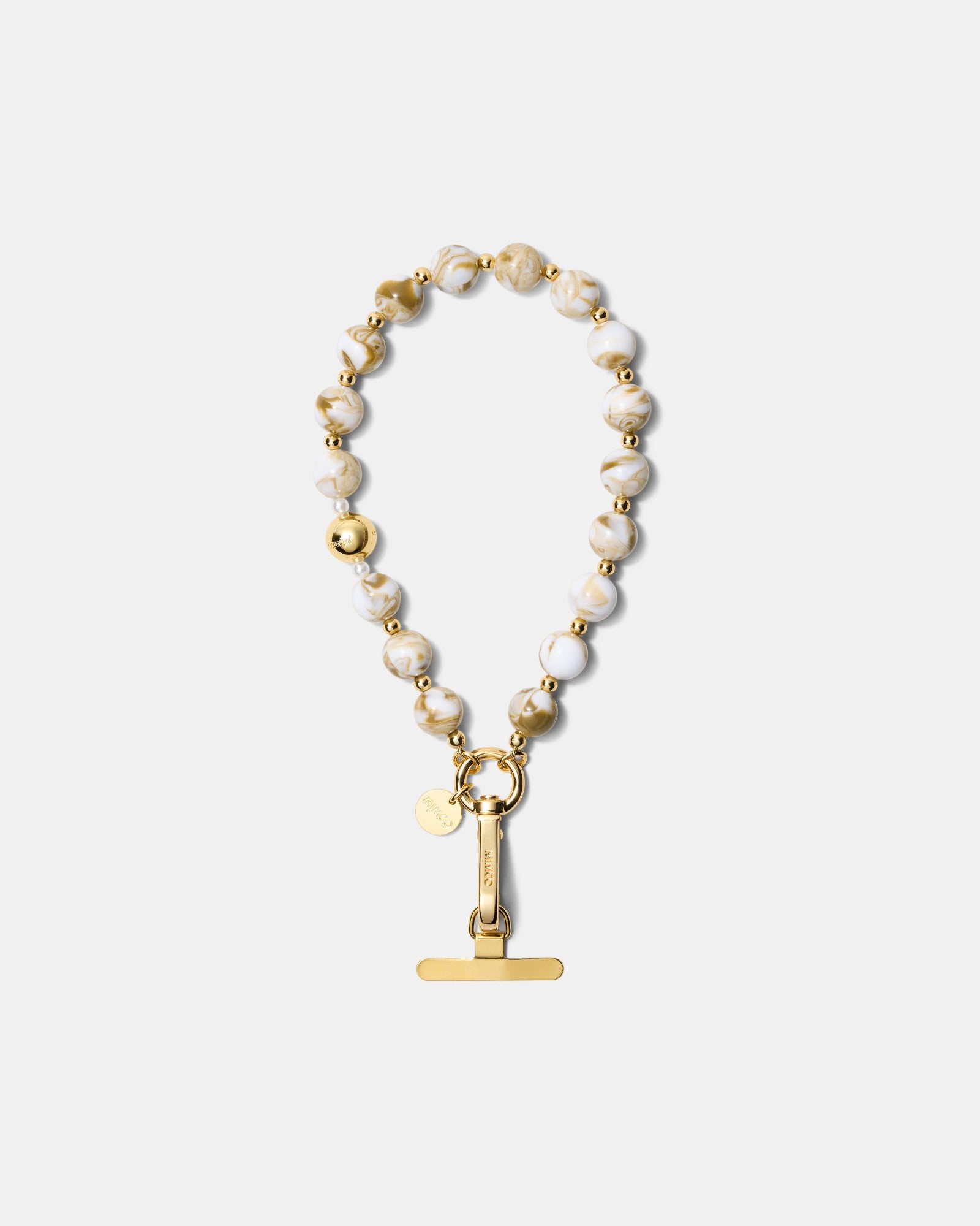 Lady M Phone Wrist Strap - Cream