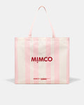 Mimco X Our Watch Tote Bag - Pink Stripe