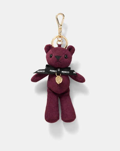 Mimco Bear Bag Charm - Bordeaux
