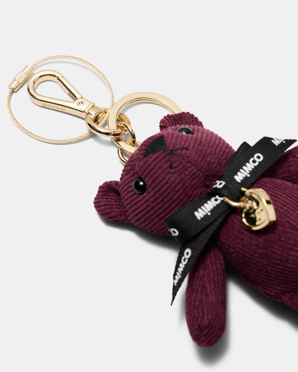 Mimco Bear Bag Charm - Bordeaux