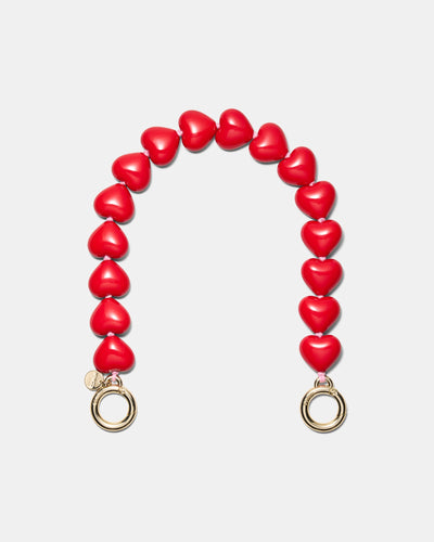 Lover Bag Necklace - Lipstick Red