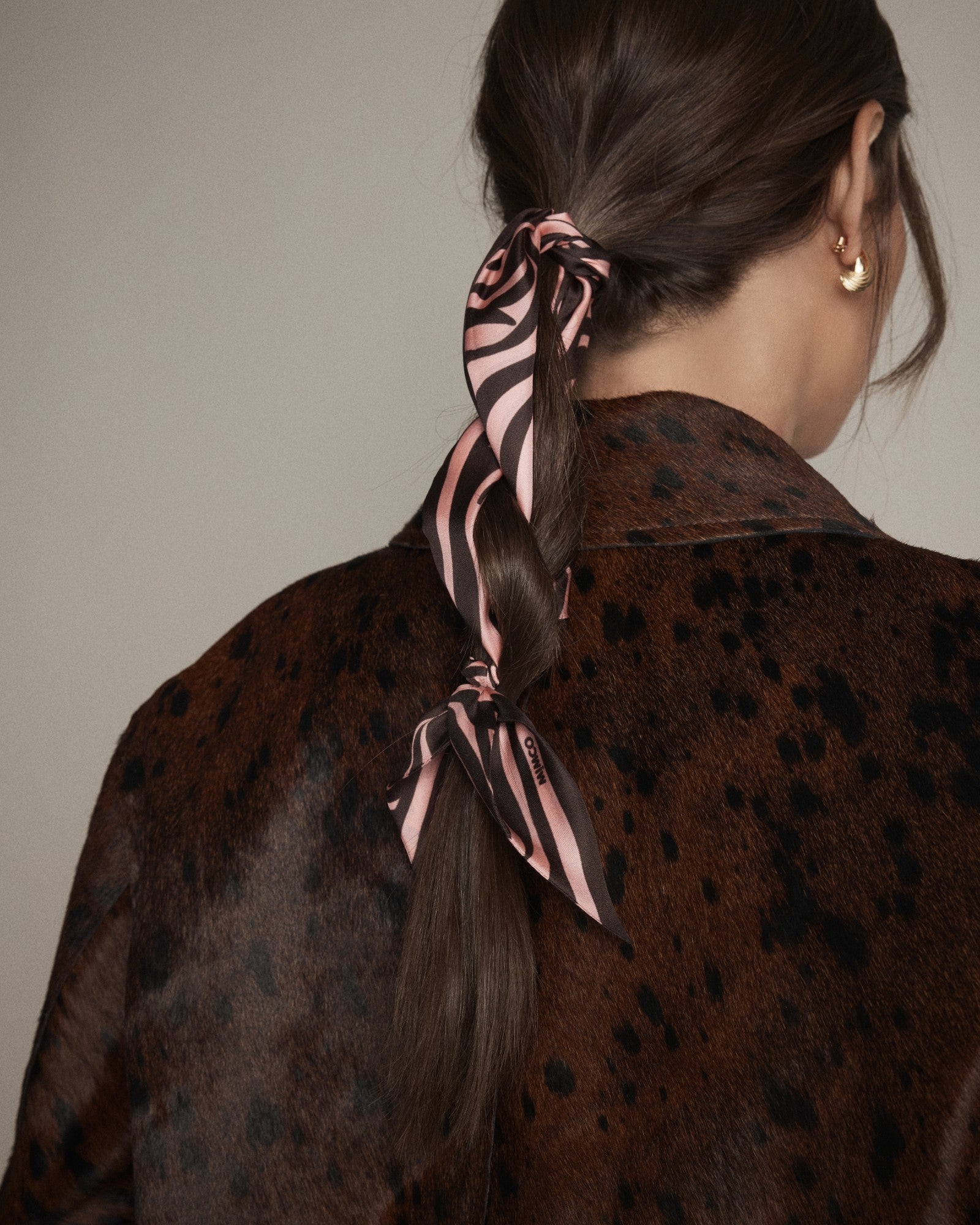 Zeleie Thin Scarf - Multicolour