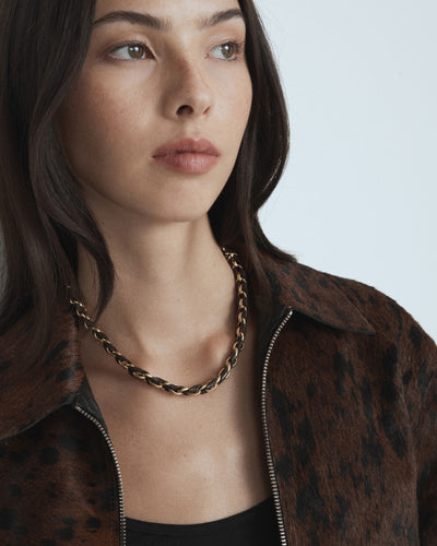 Florin Coin Necklace - Chocolate