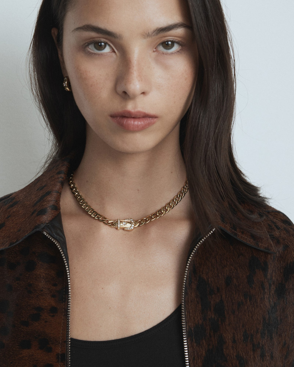 Buckle Up Necklace - Gold