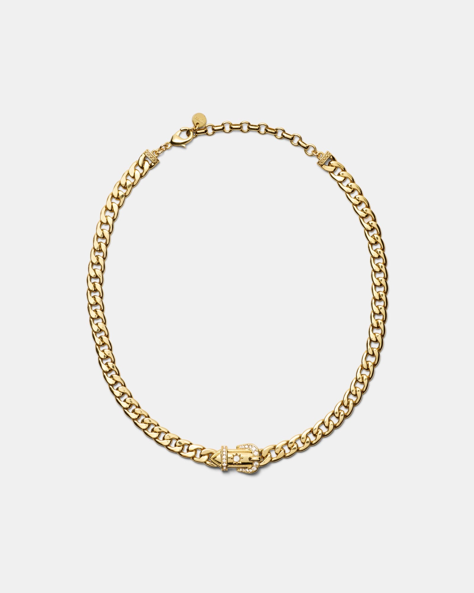 Buckle Up Necklace - Gold