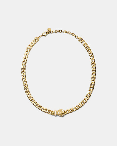 Buckle Up Necklace - Gold