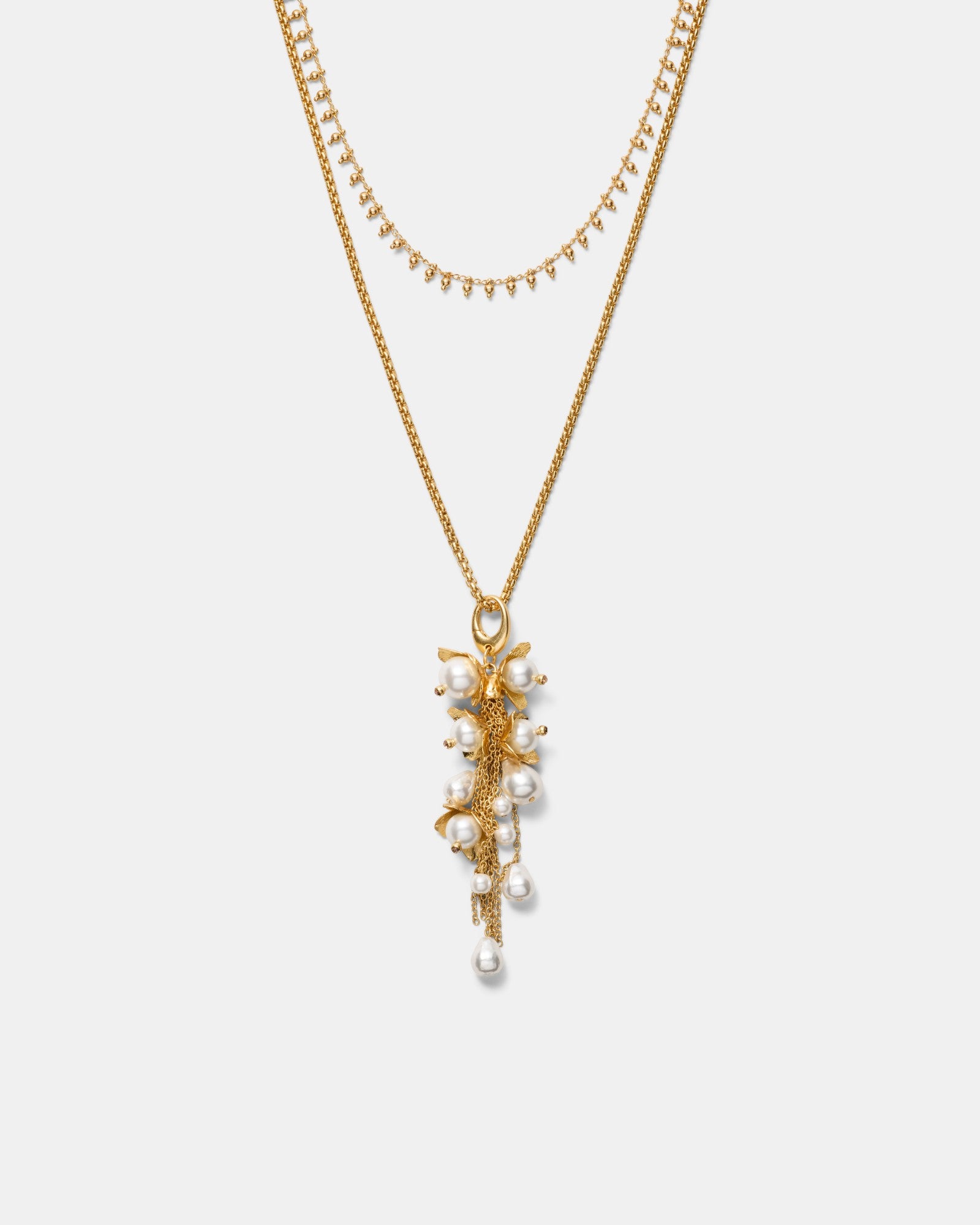 Florin Duo Necklace - Gold