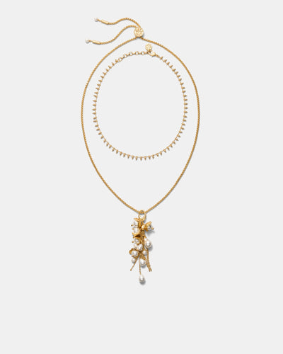 Florin Duo Necklace - Gold