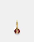 Lady Love Bug Charm - Bordeaux