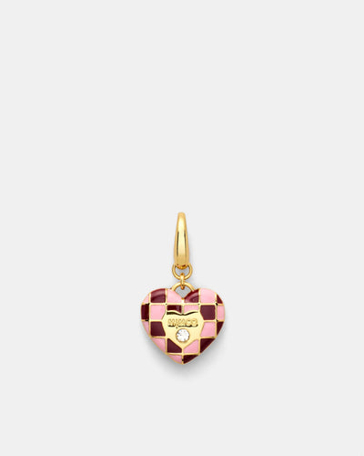 Dylan Heart Charm - Rose