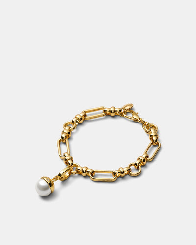 Westlyn Pearl Charm - Gold