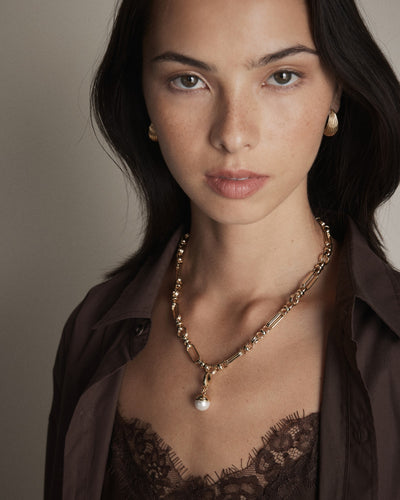 Westlyn Pearl Charm - Gold