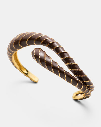 Calie Bangle - Chocolate