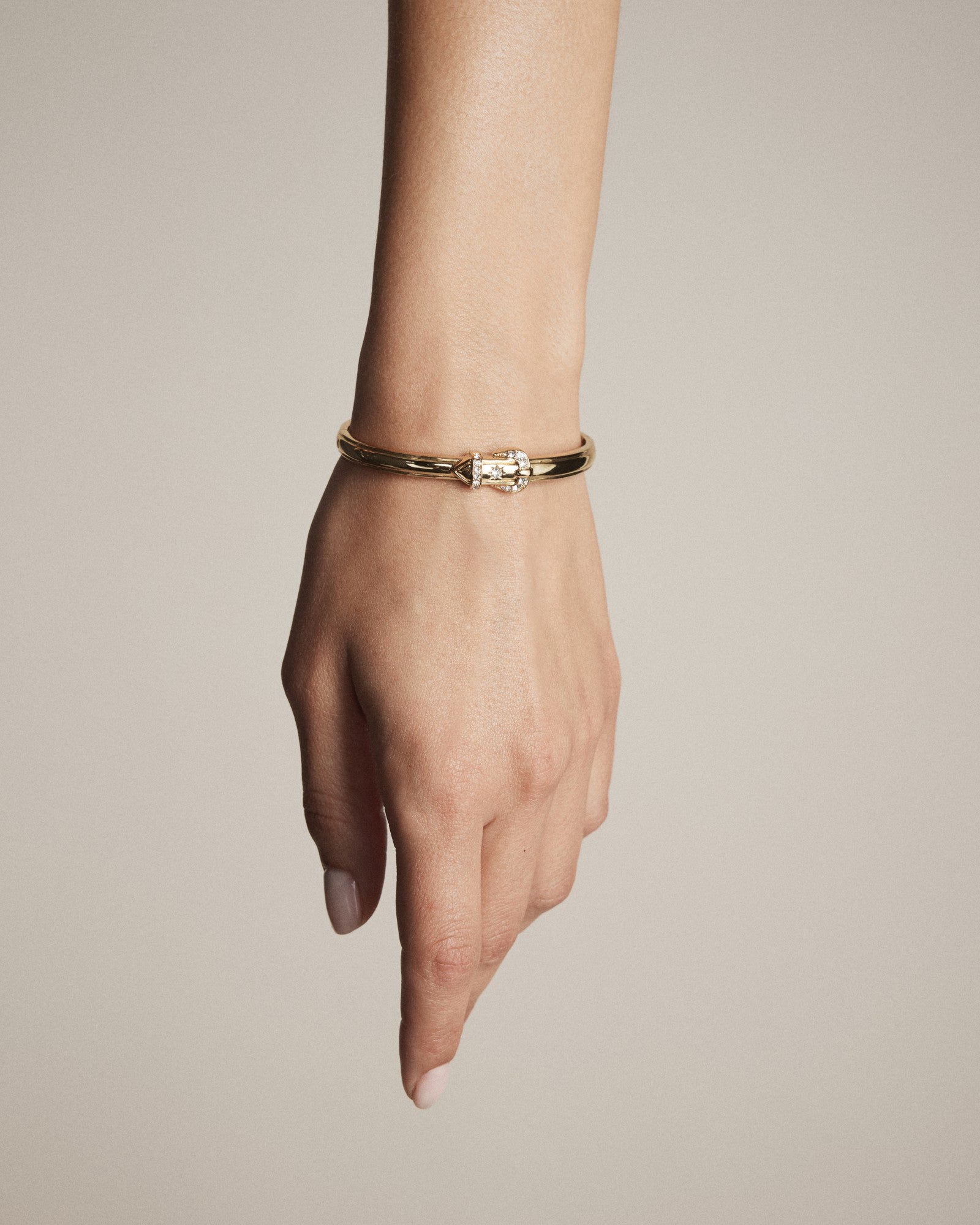 Buckle Up Bangle - Gold