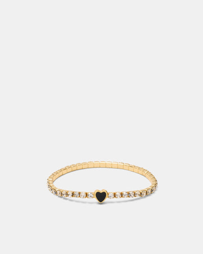 Lover Heart Bracelet - Black