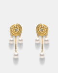 Serpentina Pearl Earrings - Pearl