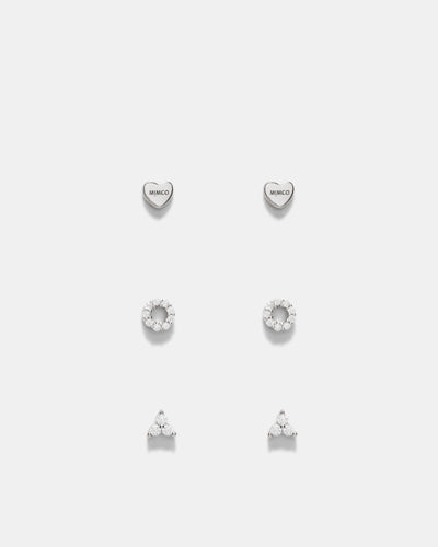 Nimbus Earrings Set - Silver