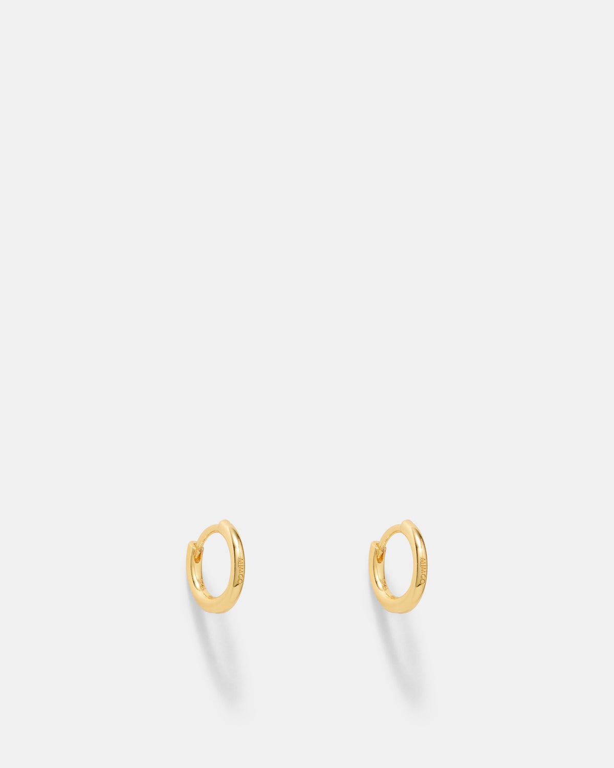 Nimbus Charm Hoop Earrings - Gold
