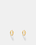 Nimbus Huggie Hoop Earrings - Gold