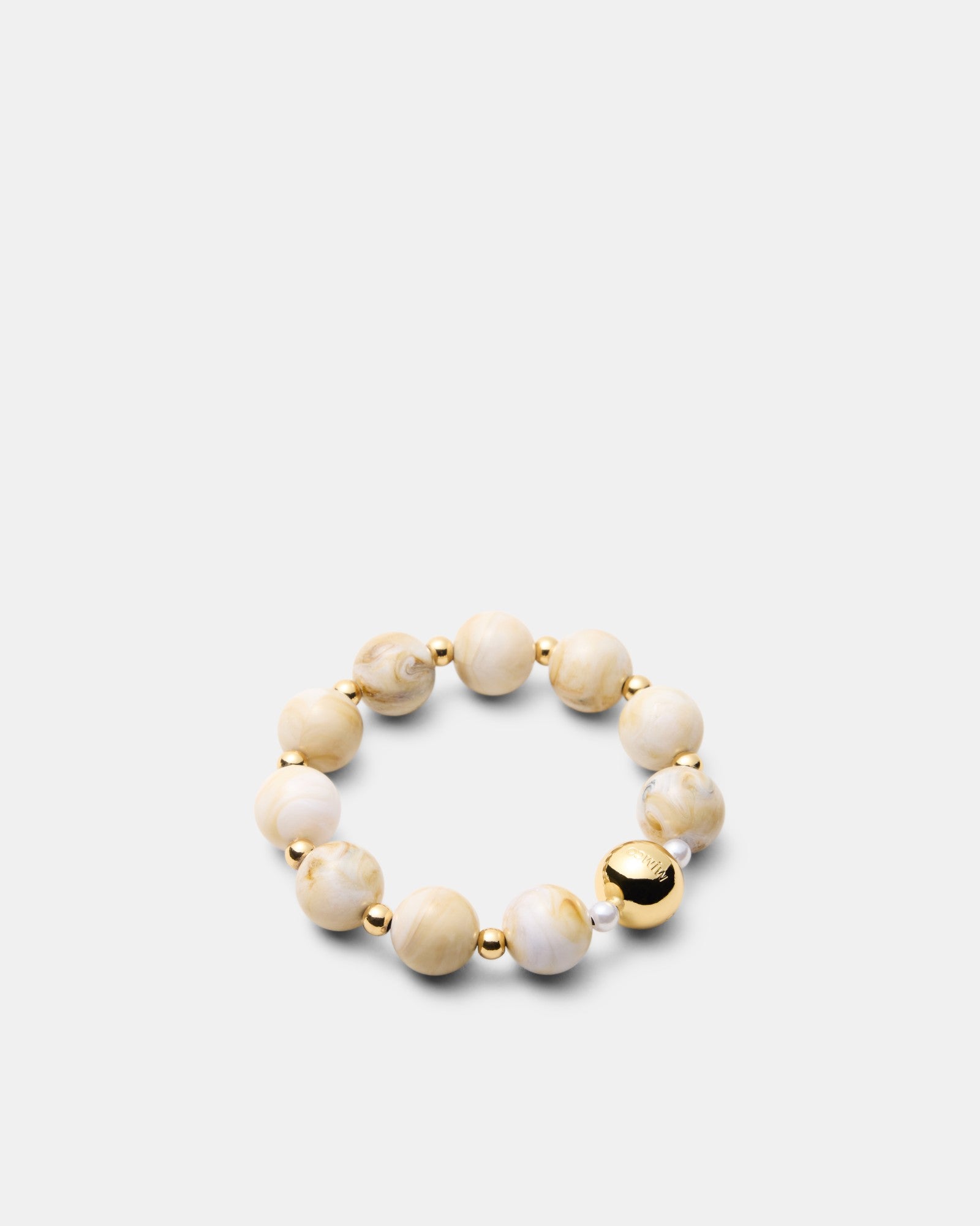 Lady M Hair Tie - Cream