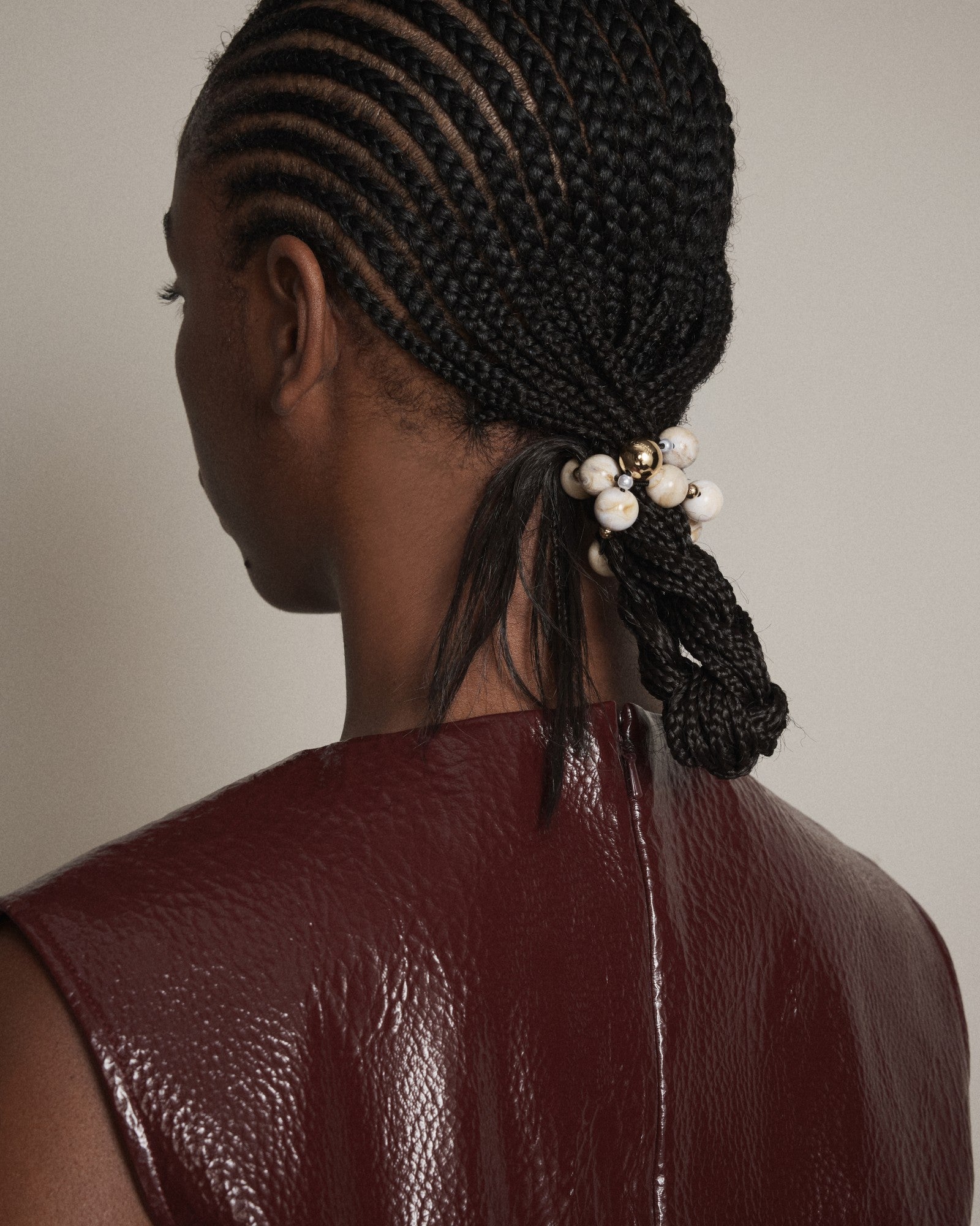 Lady M Hair Tie - Cream