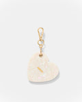 Lovely Hair Comb Keyring - Pearl
